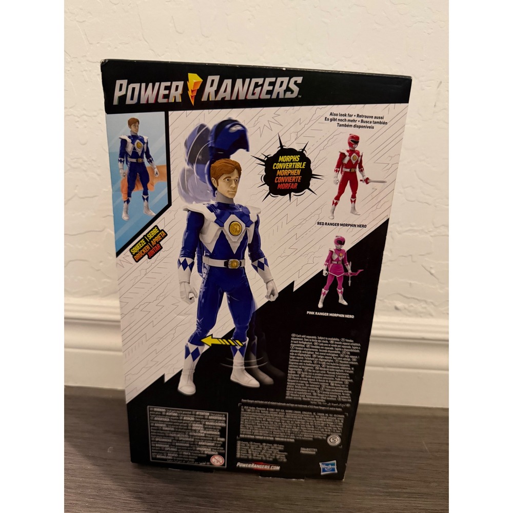 Hasbro Power Rangers Morphin Hero Blue Ranger 12 Inch Action Figure Billy E8668 - Picture 2 of 2